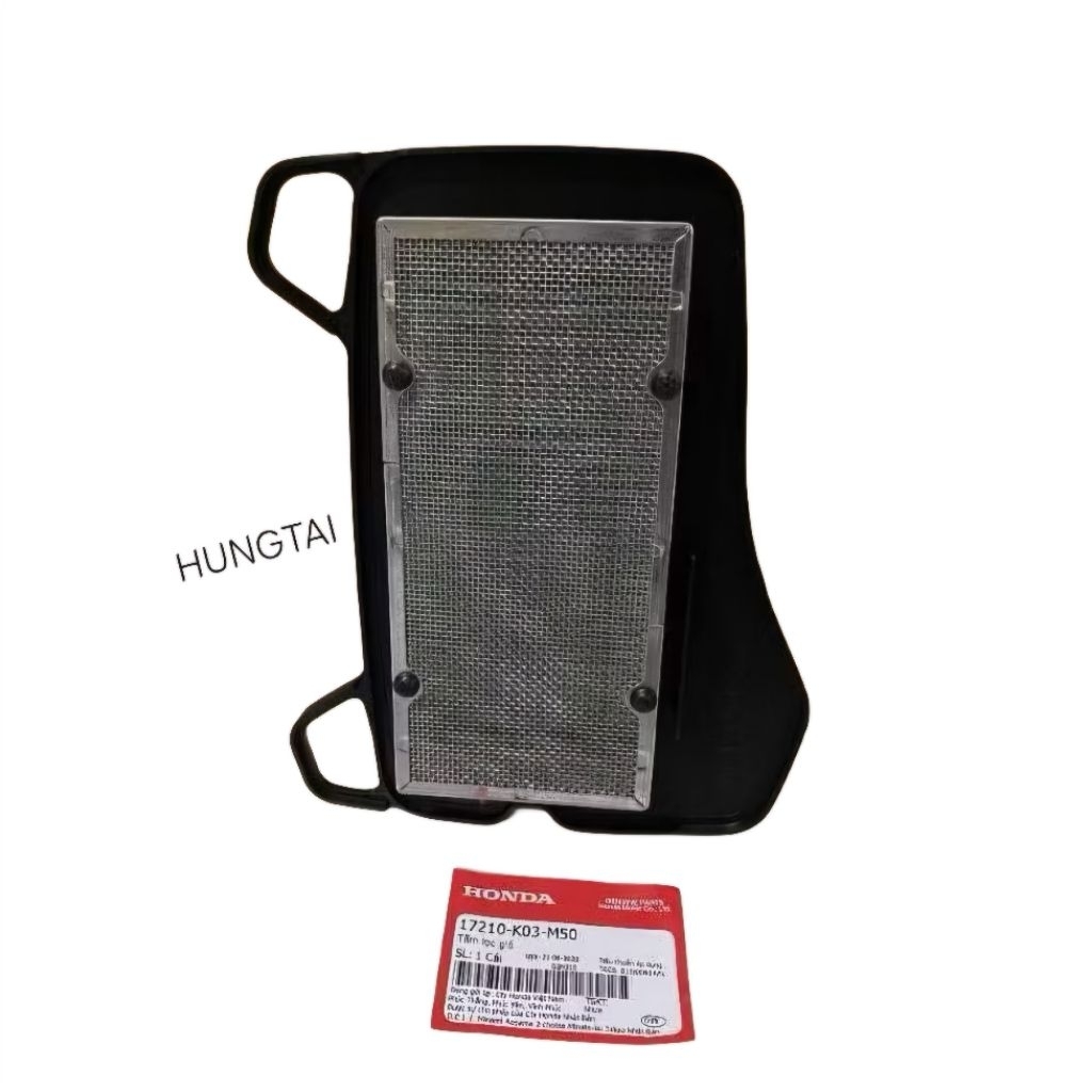 Tấm lưới lọc gió, lọc khí pô e, bao tử WAVE RSX 2014-2026... zin 17210-K03-M50 - Ảnh 2
