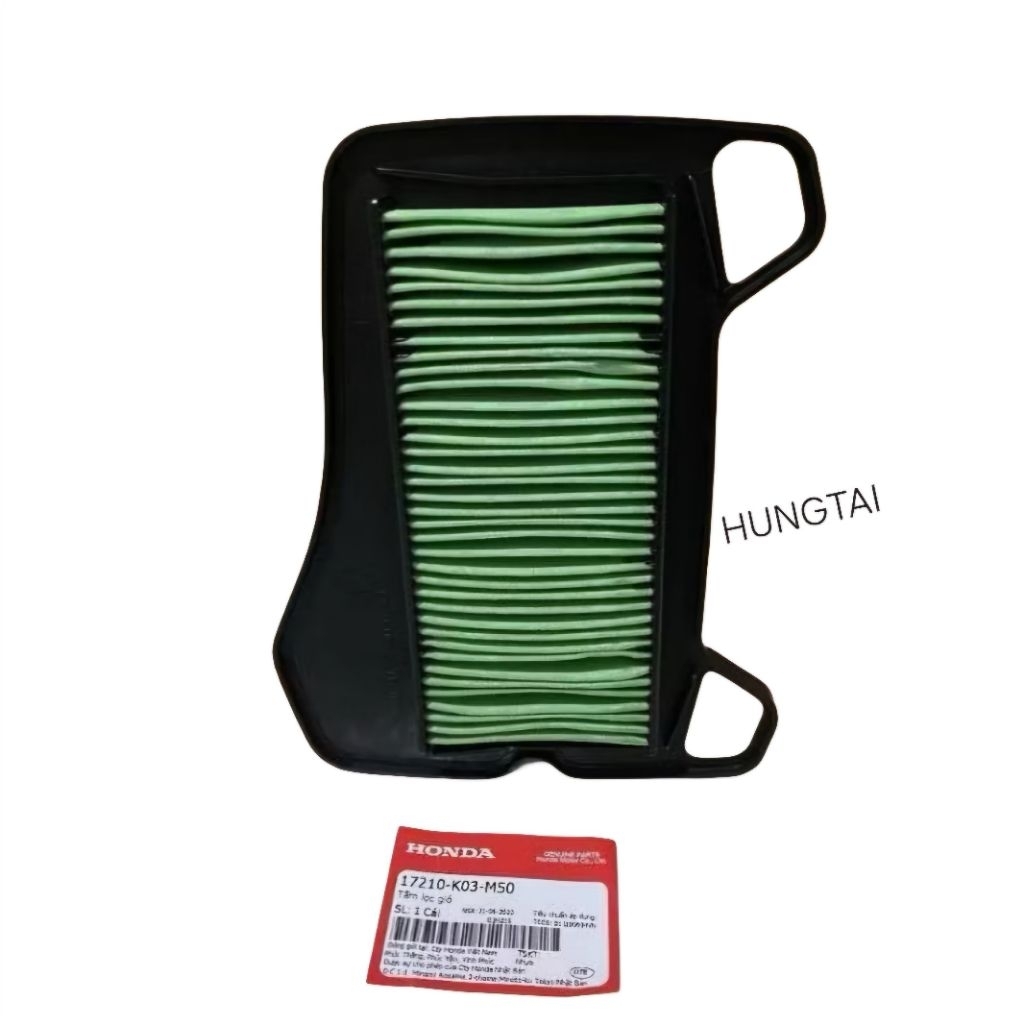 Tấm lưới lọc gió, lọc khí pô e, bao tử WAVE RSX 2014-2026... zin 17210-K03-M50 - Ảnh 4