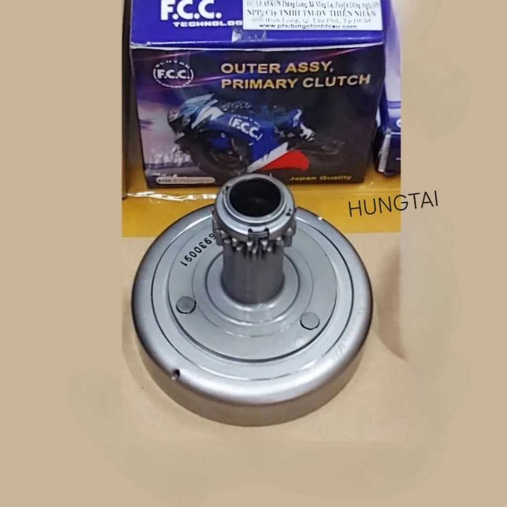 Nhông chuông nồi côn ba càng, ly hợp DREAM, WAVE, FUTURE 1... chính hãng FCC - Ảnh 3