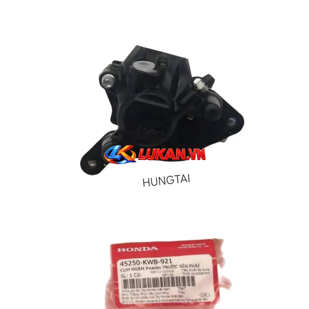 Cụm heo dầu phanh, thắng đĩa WAVE S110, RSX... Đen zin Honda 45250-KWB-921