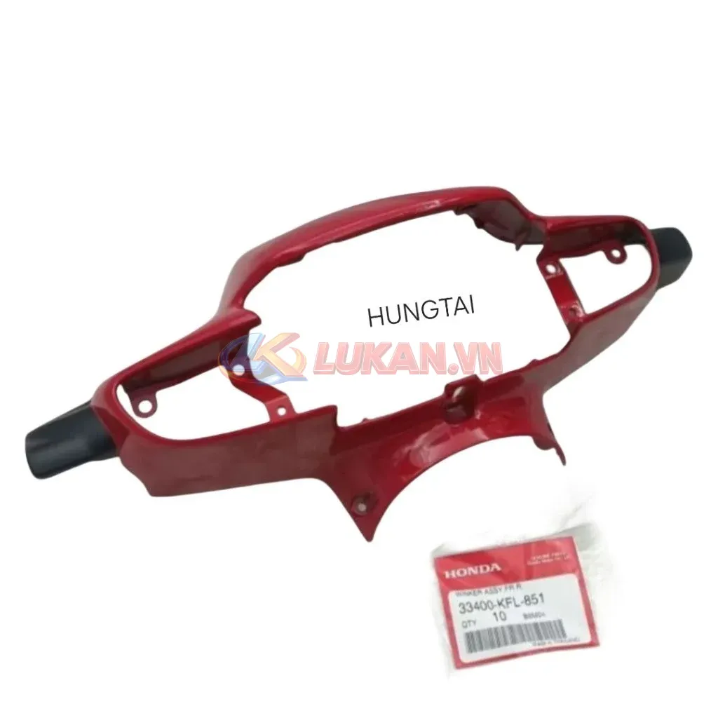 Nhựa ốp vỏ đầu đèn trước WAVE Thái Đỏ đô zin chính hãng 33400-KFL-851 - Ảnh 3