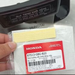Tem quá trình khởi động, bợ cổ, gáy Super DREAM, FUTURE 1. thông số zin 87513-GBG-B20