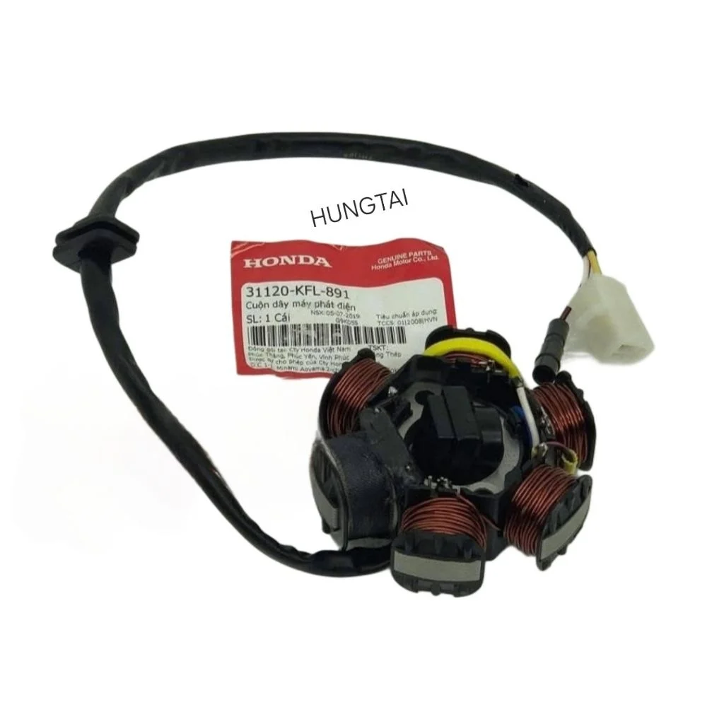 Cuộn lửa, dây máy phát điện đèn xe FUTURE 1 đời đầu zin Honda 31120-KFL-891 - Ảnh 2