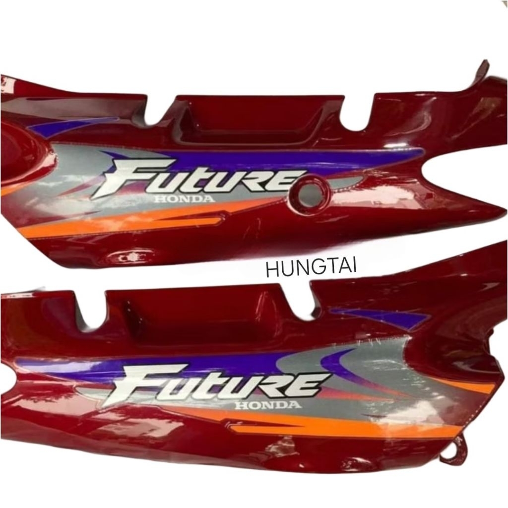 Bộ nhựa dàn áo, vỏ xe FUTURE 1 đời đầu Đỏ mận zin Honda - Ảnh 5