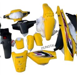 Bộ nhựa dàn áo, vỏ xe WAVE ALPHA đời đầu Vàng zin Honda
