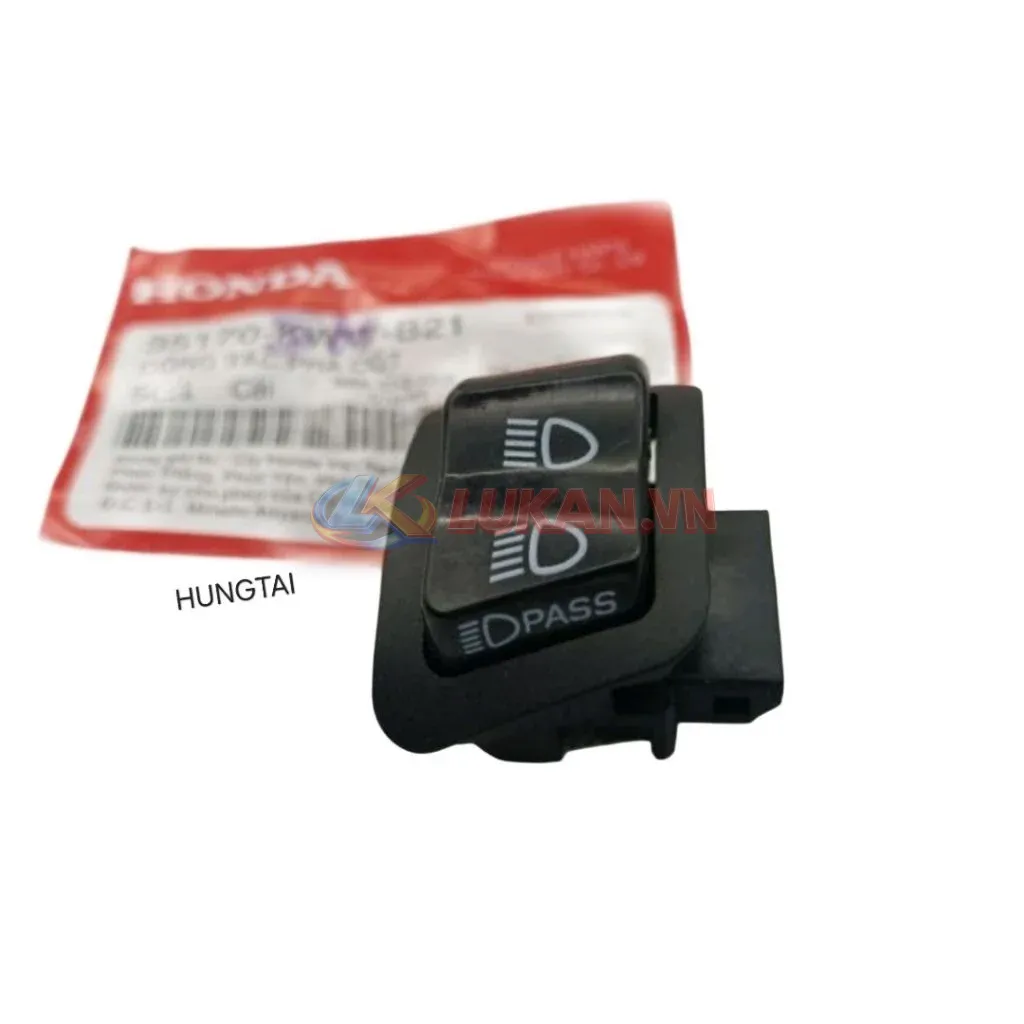 Nút công tắc Passing, pha cos xe WAVE, FUTURE 125... zin 35170-KWW-B21 - Ảnh 4