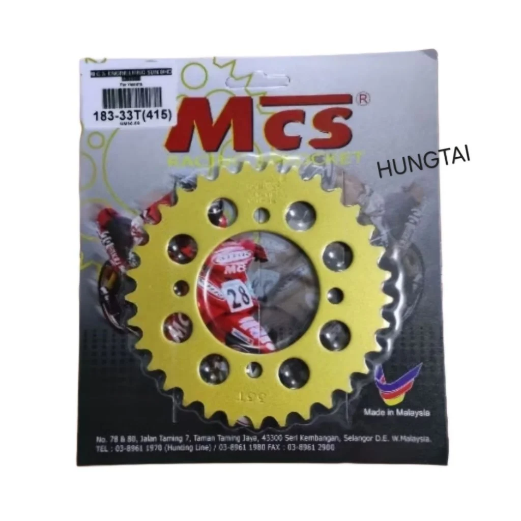 Bánh răng dĩa nhông tải 415 xe WAVE A, RS, S110, FUTURE 125.... 5 ly đủ size
