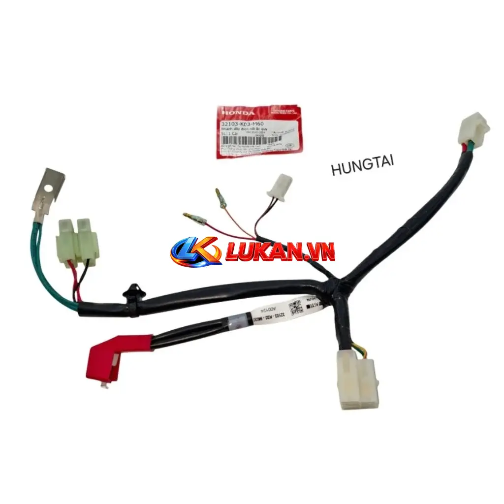 Dây điện bình, cầu chì ắc quy WAVE RSX 2014-2025 Fi... zin 32103-K03-M60