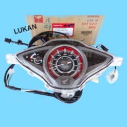 Cụm đồng hồ, công tơ mét FUTURE MẬP, LED, WAVE 125... viền Đỏ zin 37100-K73-T31