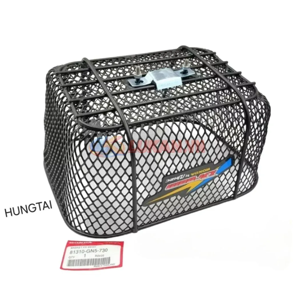 Rổ giỏ trước đựng đồ xe DREAM màu đen H2C hàng Thái xịn - Ảnh 2