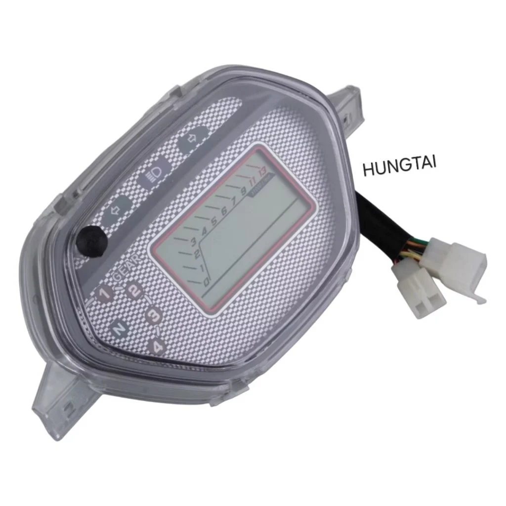 Cụm đồng hồ điện tử xe WAVE Thái, ALPHA, ZX.... công tơ mét mẫu củ - Ảnh 4