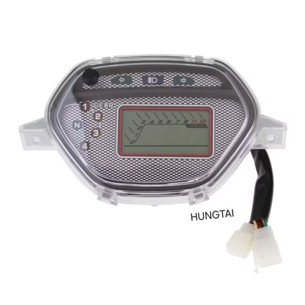 Cụm đồng hồ điện tử xe WAVE Thái, ALPHA, ZX.... công tơ mét mẫu củ - Ảnh 5