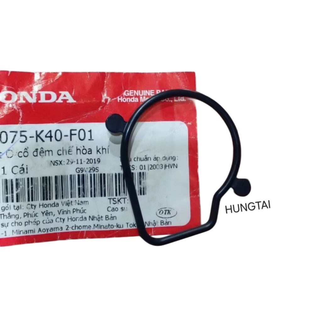Sin cao su, ron họng xăng, bướm ga WINNER, SONIC, CBR 150.... 16075-KZR-601, 160475-K40-F01 - Ảnh 2