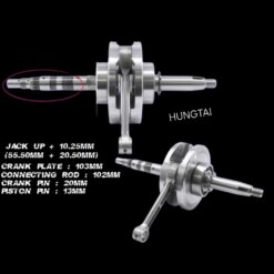Cây dên đôn 10.25, biên trục khuỷu xe DREAM, WAVE..... tay CNC 102, má 103