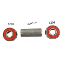 2 Vòng bi, bạc đạn đùm bánh trước WAVE S110, RSX, FUTURE 125... 6201 ống cách