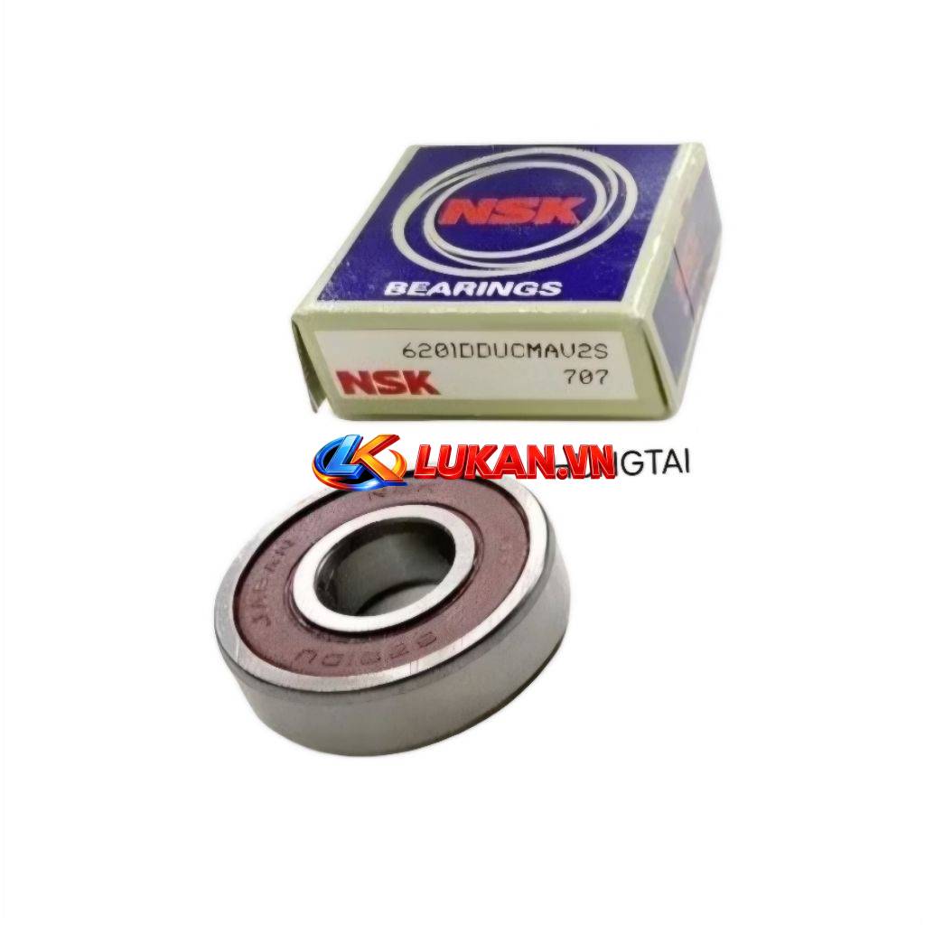 Vòng bi, bạc đạn đùm bánh mâm xe WAVE, FUTURE... 6201 NSK