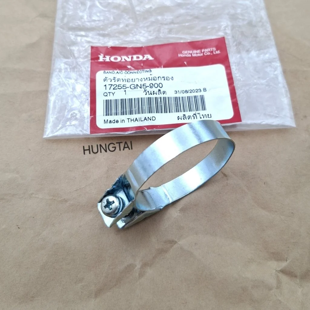 Vòng xiết cổ hút, co lọc gió xe DREAM, WAVE... zin Honda Thái 17255-GN5-900 - Ảnh 4