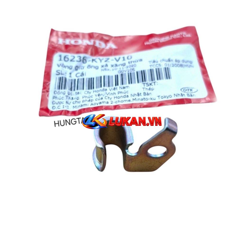 Pass đỡ ống xã xăng dư xe FUTURE MẬP 125... zin Honda 16236-KYZ-V10