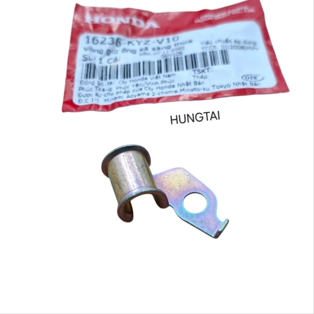 Pass đỡ ống xã xăng dư xe FUTURE MẬP 125... zin Honda 16236-KYZ-V10 - Ảnh 3