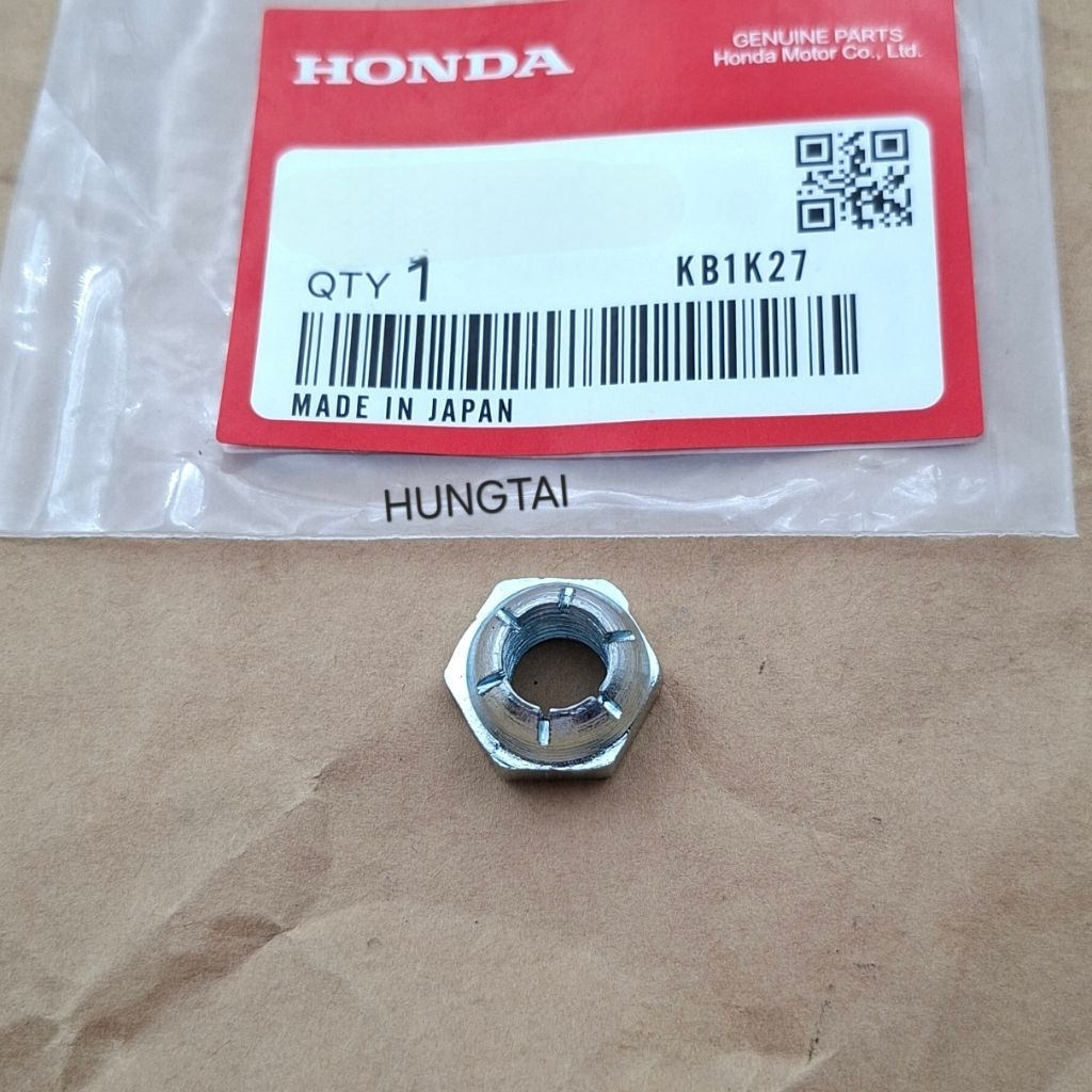 Ốc, tán đùm cốt bánh xe CUB.... 8mm tròn khía rảnh - Ảnh 2