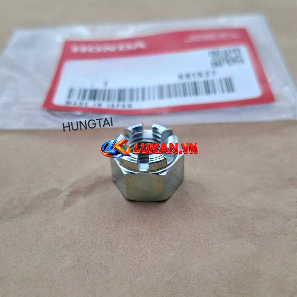 Ốc, tán đùm cốt bánh xe CUB.... 8mm cao khía rảnh