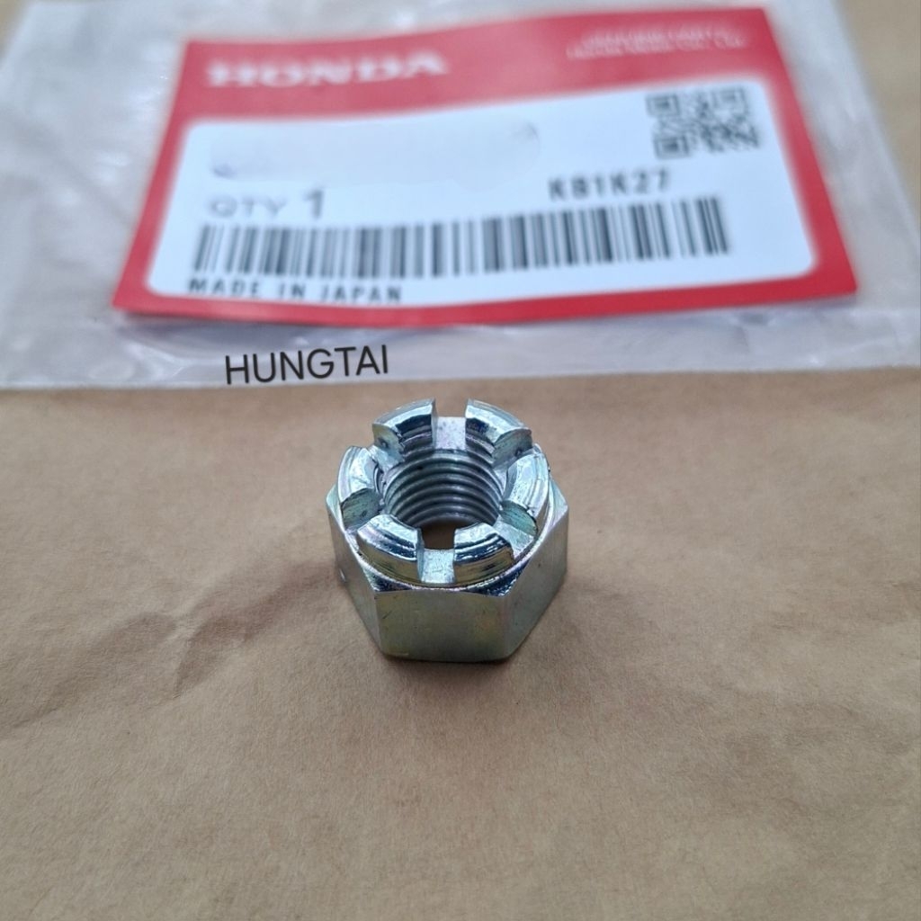 Ốc, tán đùm cốt bánh xe CUB.... 8mm cao khía rảnh - Ảnh 3
