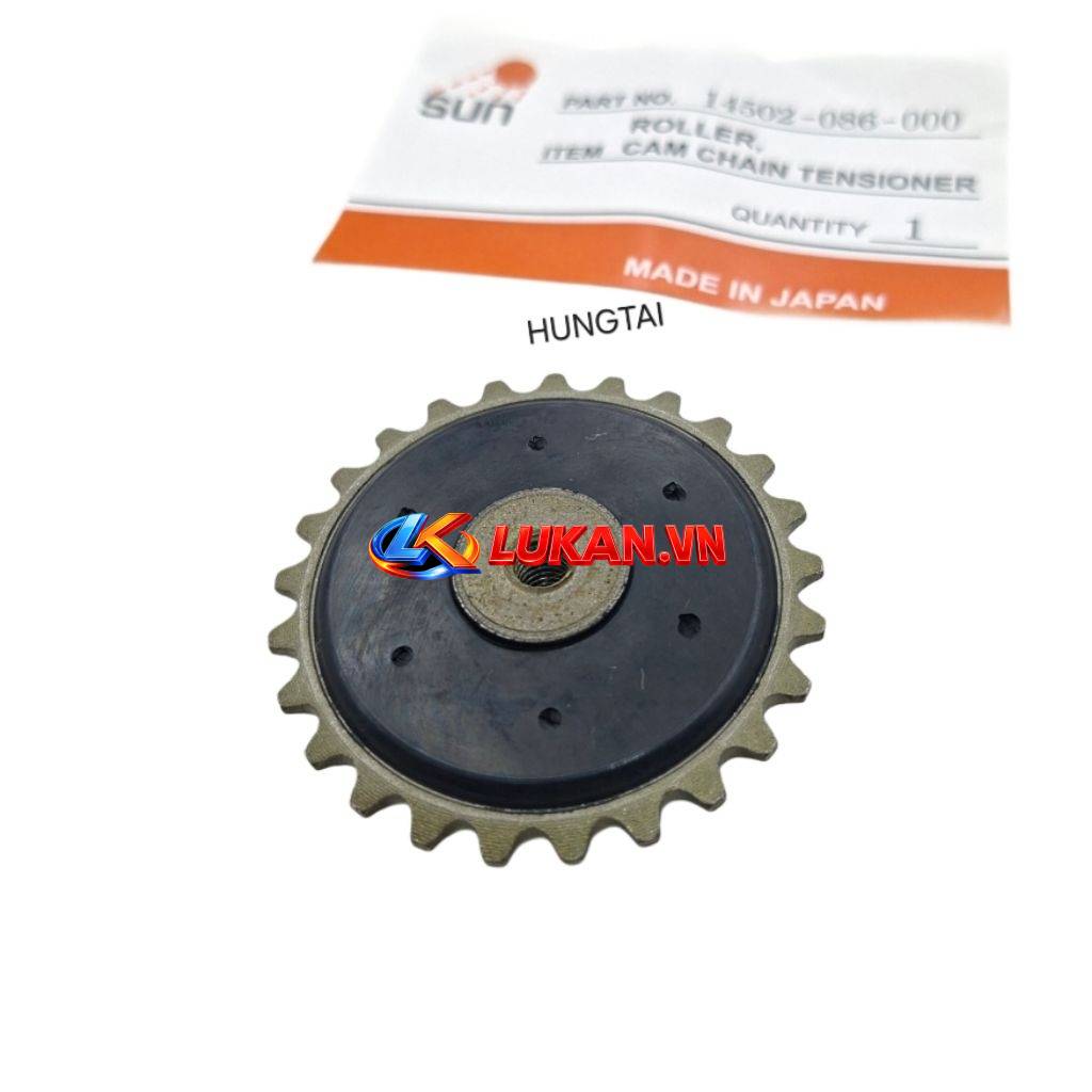 Bánh răng dẫn xích cam, nhông bơm nhớt Sun Japan xe DREAM, WAVE, CUB..... - Ảnh 3