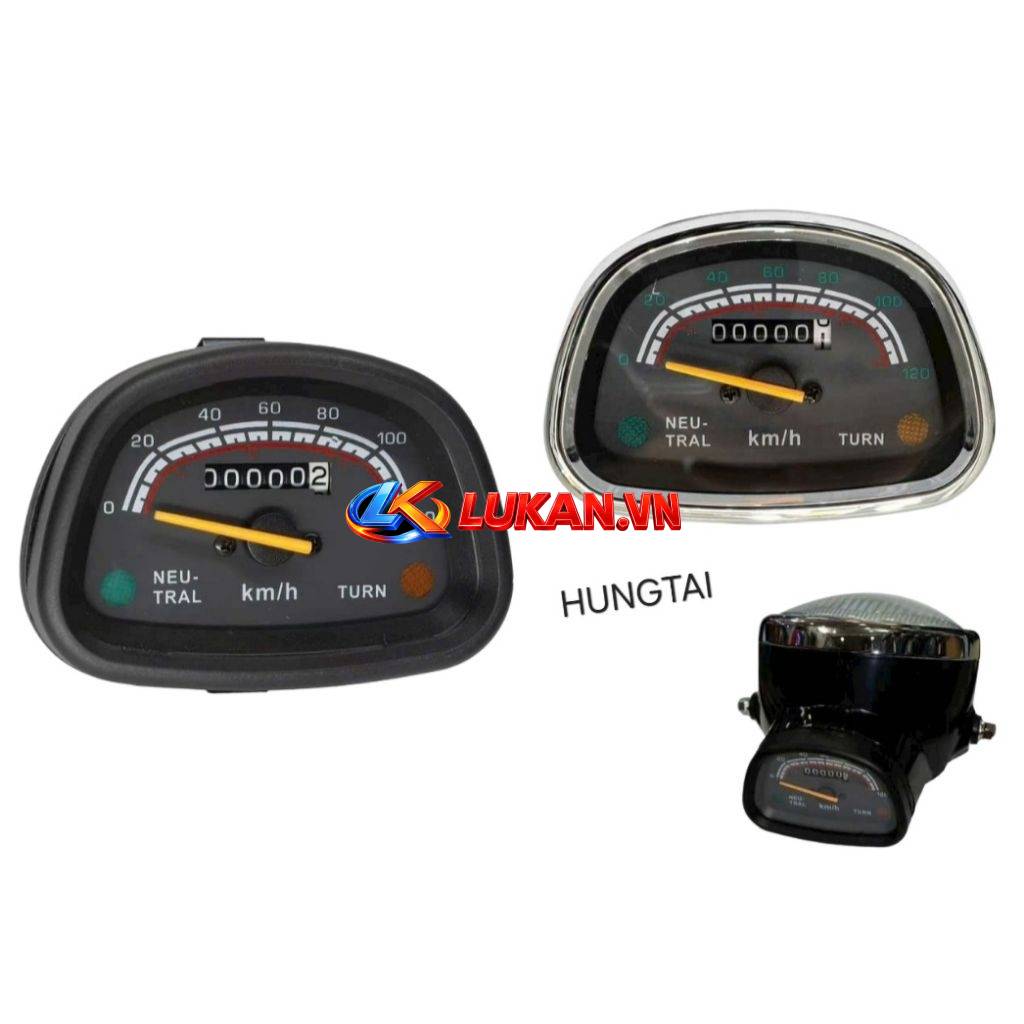 Cụm đồng hồ công tơ mét xe CD.... vuông mẫu đẹp - Ảnh 3