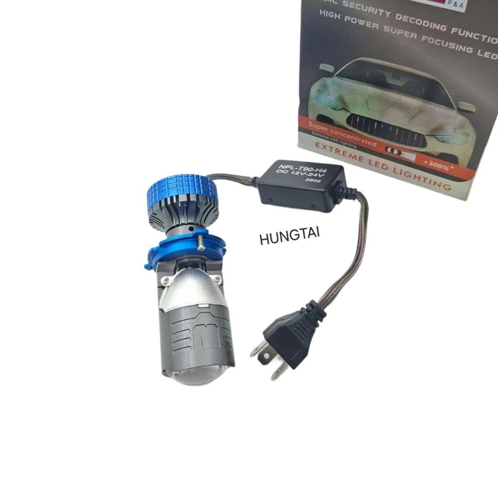 Bóng đèn pha LED bi cầu xe WAVE, FUTURE... chân H4 siêu sáng - Ảnh 2
