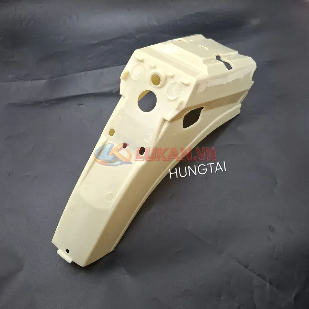 Nhựa dè chắn bùn sau xe CUB 82.... đuôi biển số chưa sơn - Ảnh 5