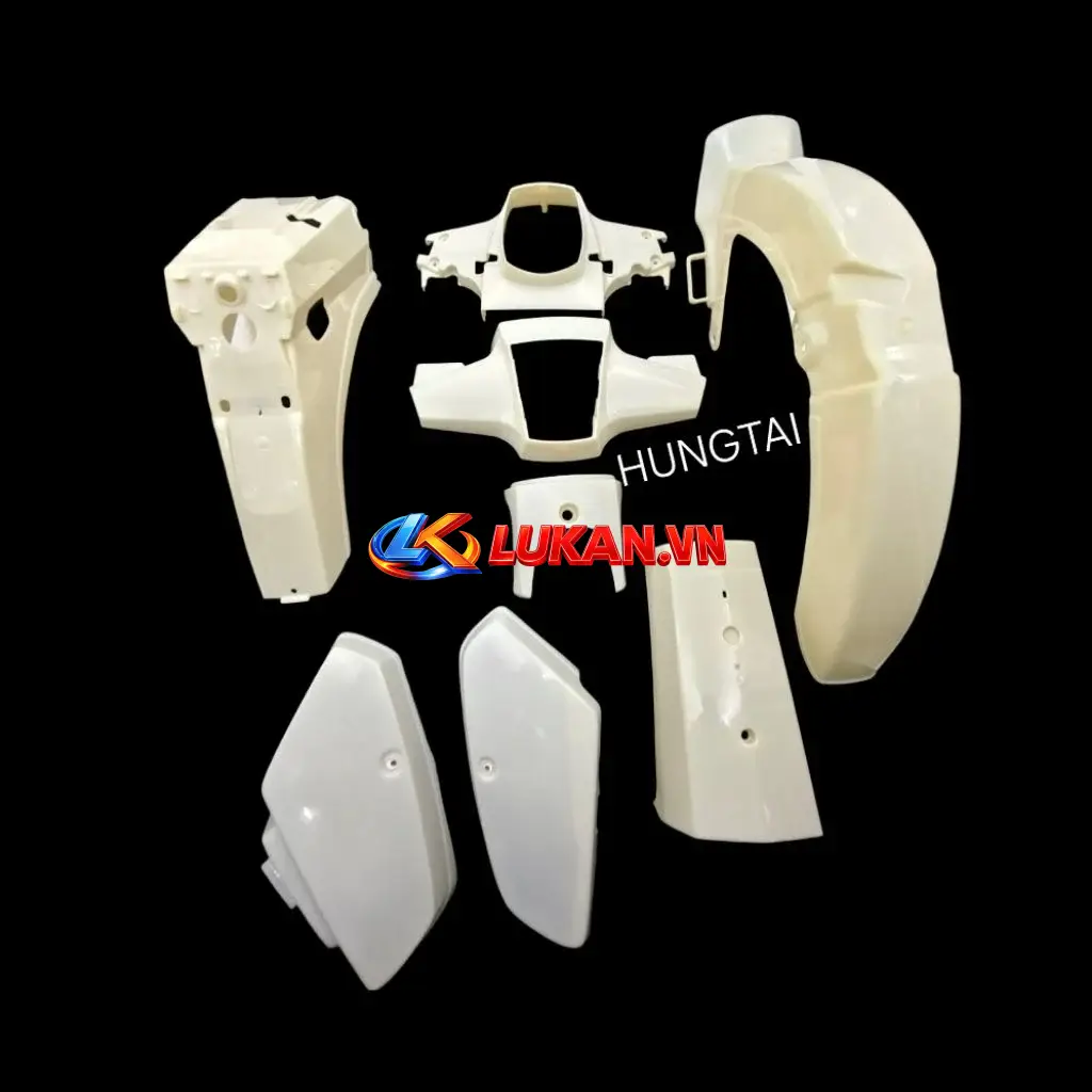 Bộ nhựa dàn áo, vỏ xe CUB 82... chưa sơn cao cấp
