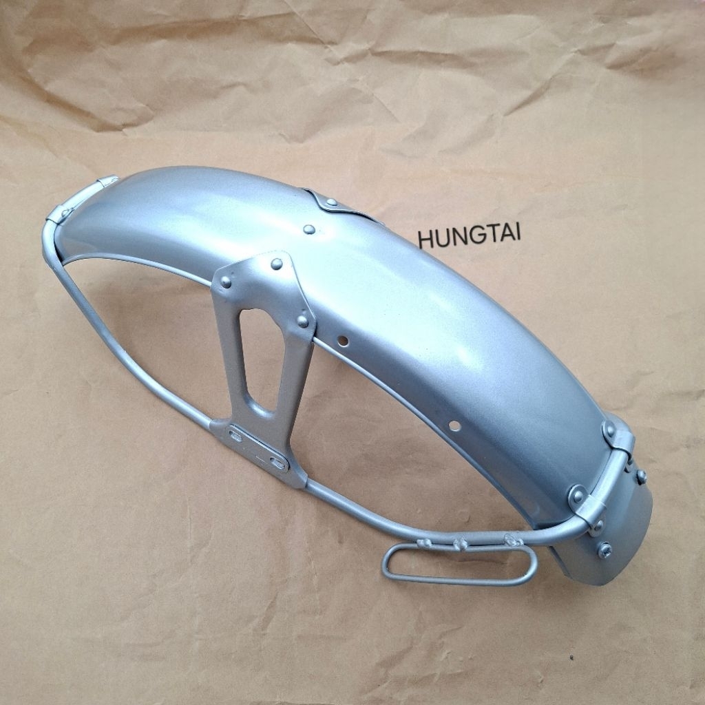 Khung dè chắn bùn trước xe CD, CL.... Bạc zin - Ảnh 2