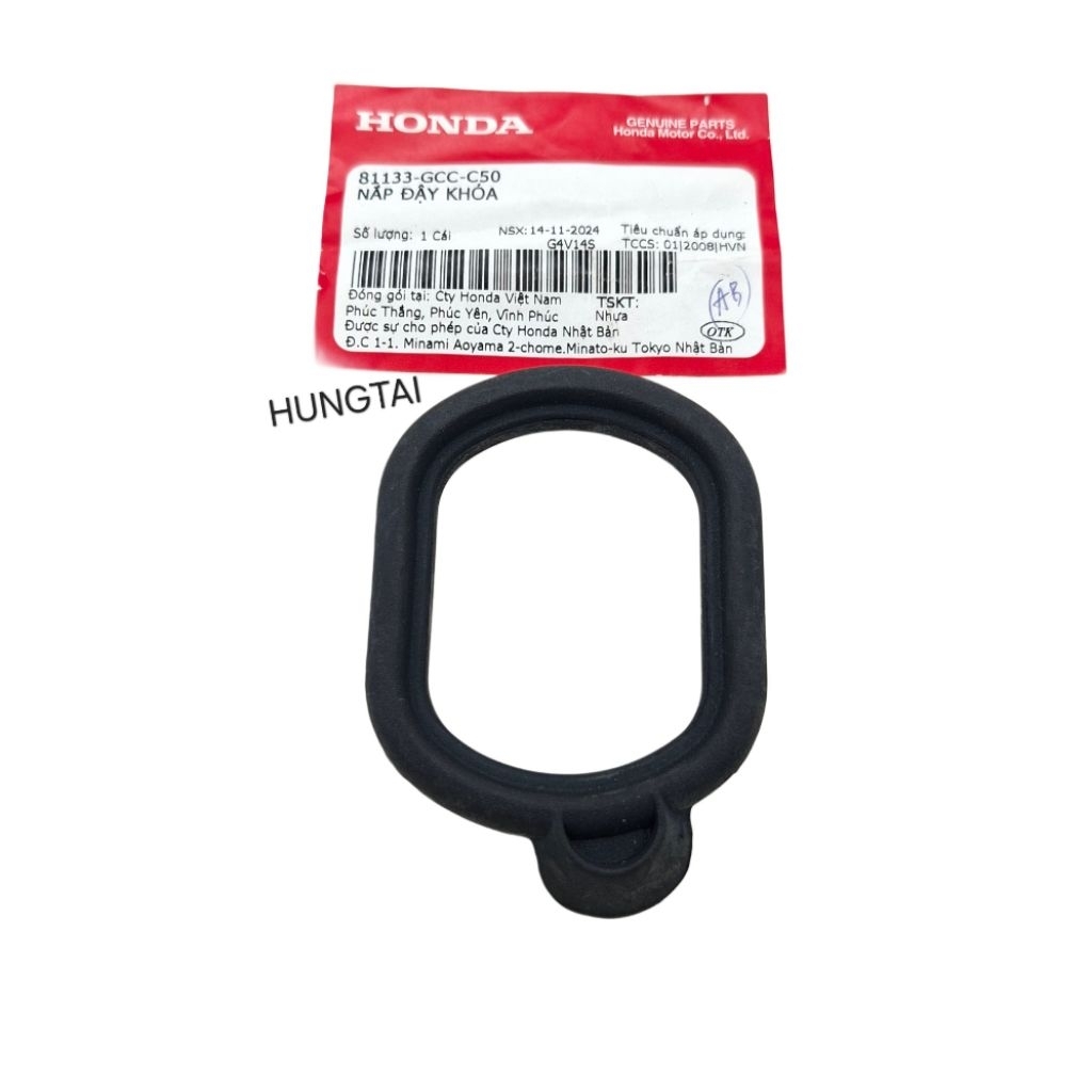 Gioăng, ron cao su viền ổ khóa FUTURE MẬP, LED 125... zin 81133-GCC-C50 - Ảnh 2