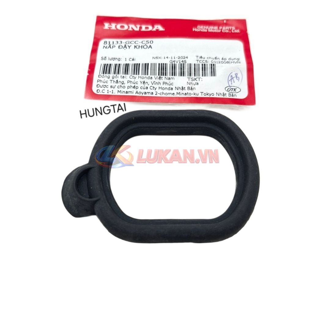 Gioăng, ron cao su viền ổ khóa FUTURE MẬP, LED 125... zin 81133-GCC-C50 - Ảnh 3