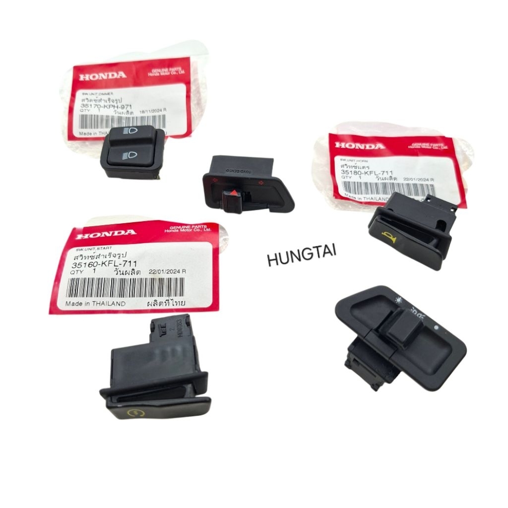 Bộ 5 nút công tắc xe FUTURE 1... zin chính hãng Honda Thái