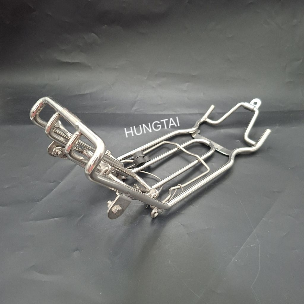 Baga inox treo, kẹp để đồ xe FUTURE 2, WAVE 125... 10 ly - Ảnh 6