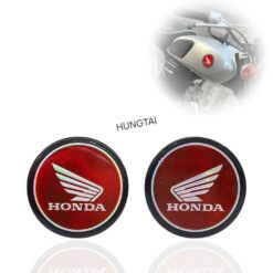 2 Tem logo tròn cánh chim thùng bình xăng xe CL 50... đỏ