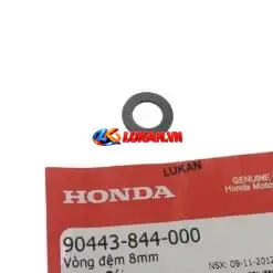 Đệm phẳng, lông đền 8mm xe DREAM, WAVE, FUTURE.... zin 90443-844-000