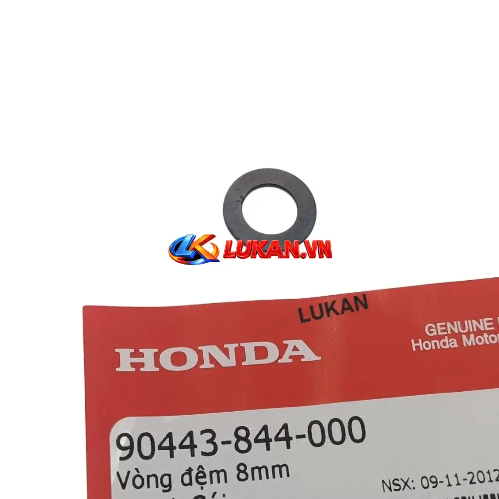 Đệm phẳng, lông đền 8mm xe DREAM, WAVE, FUTURE.... zin 90443-844-000