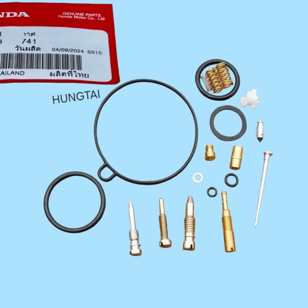Full bộ kim đót, sin cao su bình xăng con WAVE A, RS, S100, RSX... zin - Ảnh 3