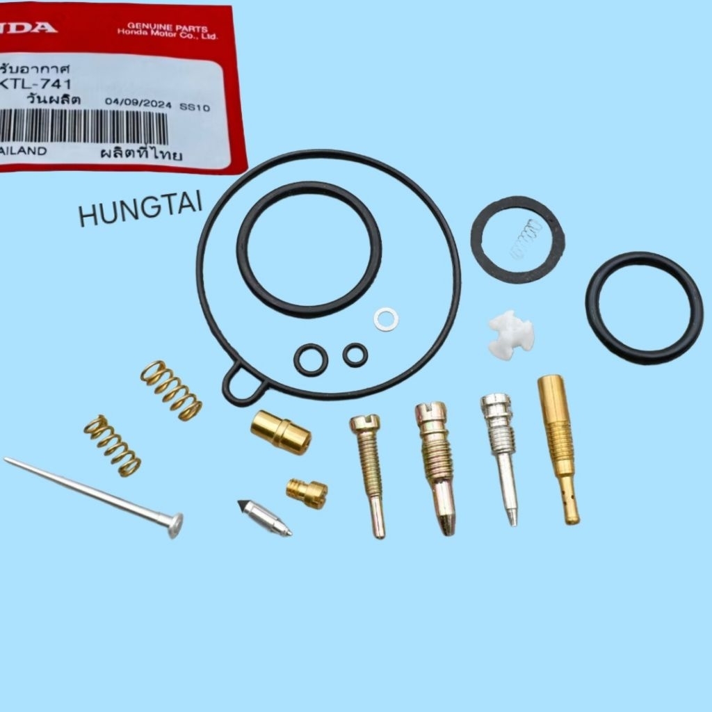 Full bộ kim đót, sin cao su bình xăng con WAVE A, RS, S100, RSX... zin - Ảnh 5