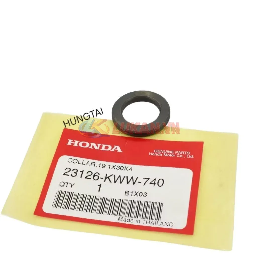Đệm phẳng, lông đền chuông nồi côn ly hợp WAVE S110, RSX, BLADE, A110.... 19,1x30x4 zin 23126-KWW-740 - Ảnh 3