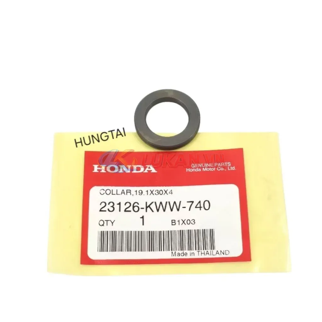 Đệm phẳng, lông đền chuông nồi côn ly hợp WAVE S110, RSX, BLADE, A110.... 19,1x30x4 zin 23126-KWW-740 - Ảnh 4
