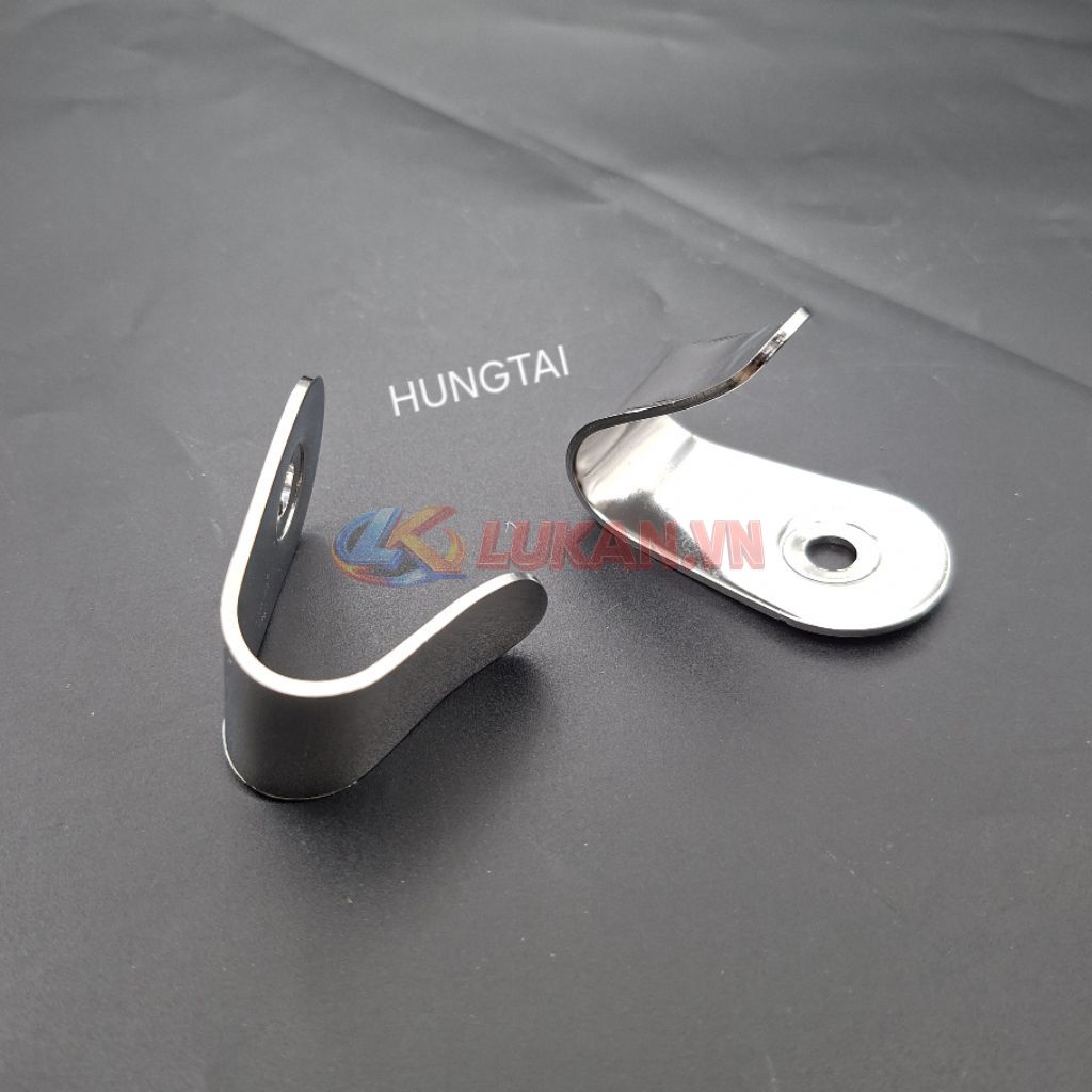 Cặp móc treo đồ trắng inox loại dẹp mẫu xưa DREAM, WAVE, FUTURE.... - Ảnh 3