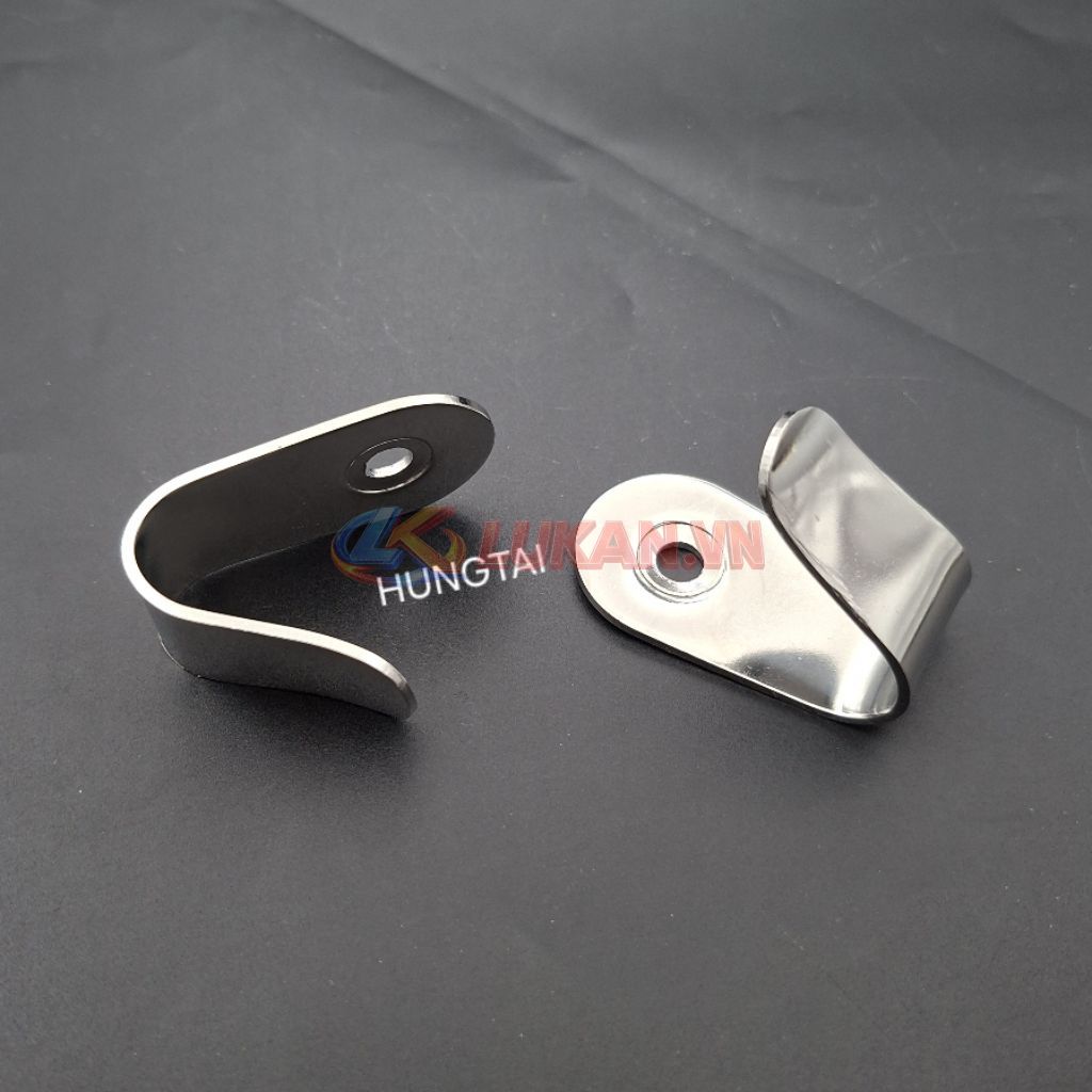 Cặp móc treo đồ trắng inox loại dẹp mẫu xưa DREAM, WAVE, FUTURE.... - Ảnh 4