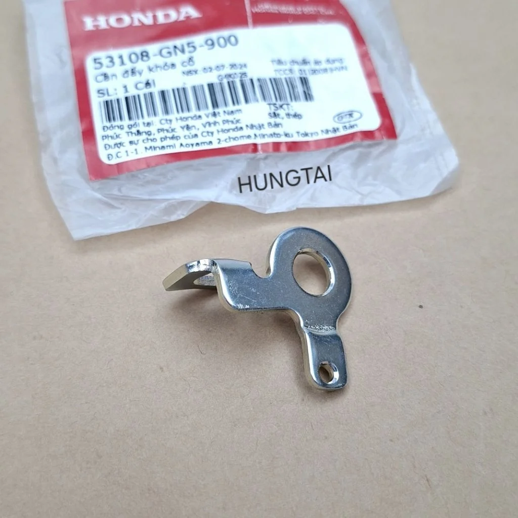 Cần đẩy chốt khóa cổ xe DREAM zin Honda 53108-GN5-900 - Ảnh 3