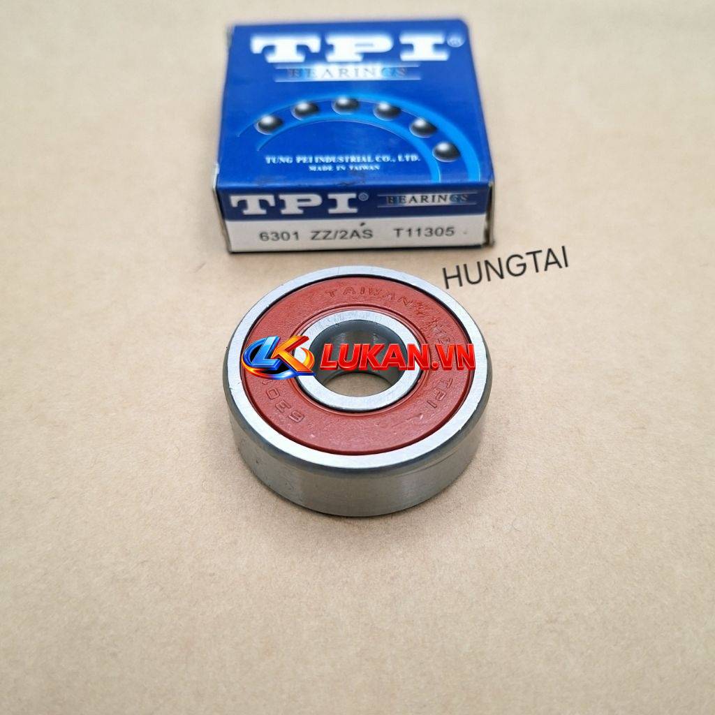 Bạc đạn, Vòng bi đùm bánh lốp xe DREAM, WAVE, FUTURE.... TPI 6301