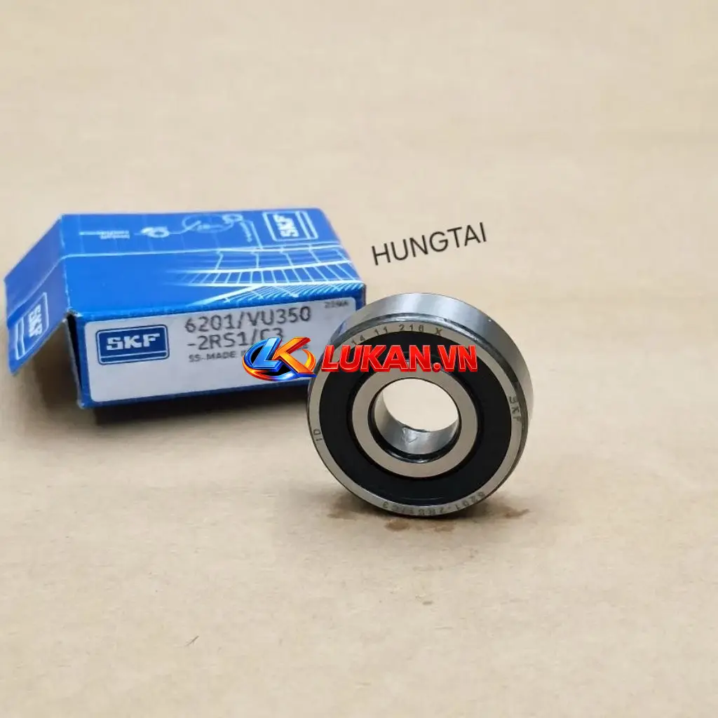 Vòng bi, bạc đạn SKF đùm bánh mâm xe WAVE, FUTURE, WINNER... 6201 zin - Ảnh 3