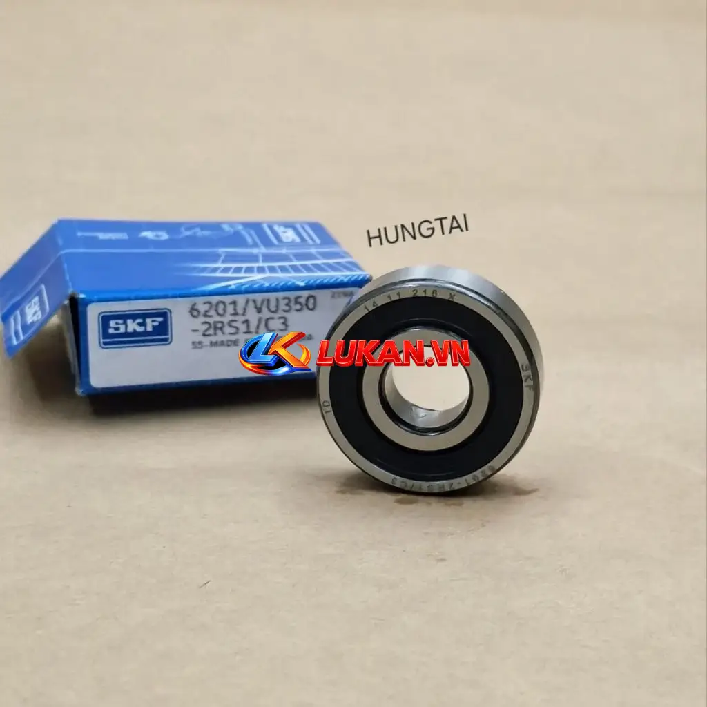 Vòng bi, bạc đạn SKF đùm bánh mâm xe WAVE, FUTURE, WINNER... 6201 zin - Ảnh 4