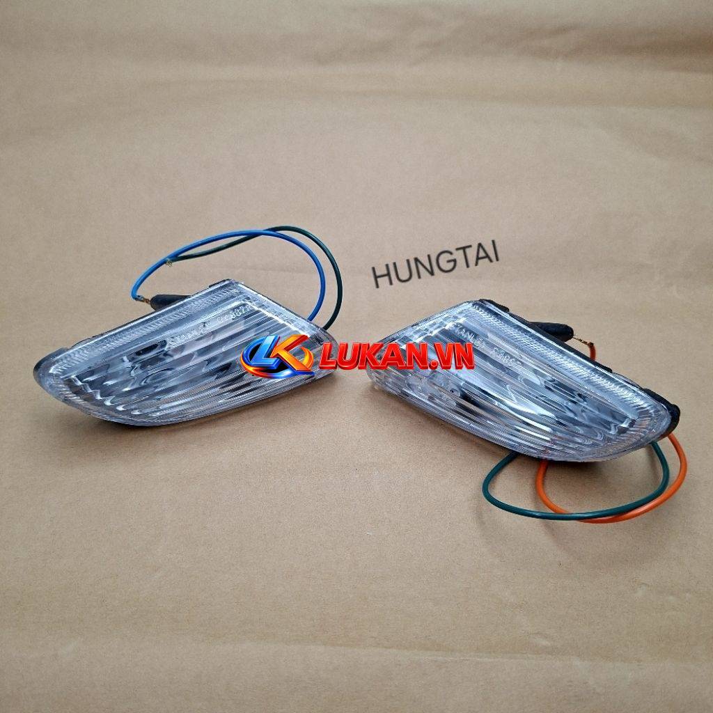 Cặp đèn xi nhan trước xe WAVE Thái trắng trong suốt